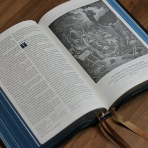 white book page on brown wooden table